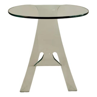 Grillo Coffee Table in Curved Glass by Vittorio Livi for Fiam Italia, 1980 For Sale