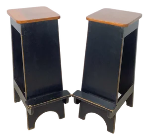 Pair of Contemporary Shaker Style Architectural Stools