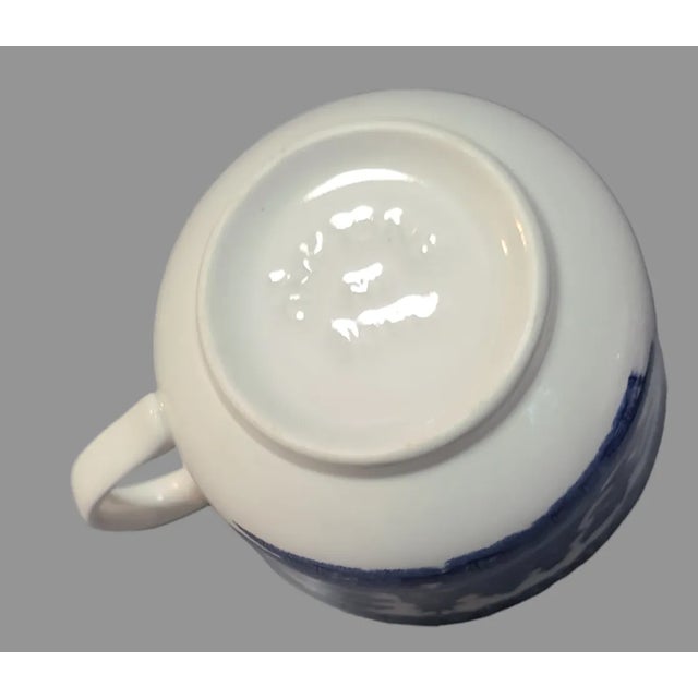 Staffordshire Vintage Set of 8 Chinoiserie Blue Willow Made in England Ironstone Teacups For Sale - Image 4 of 6