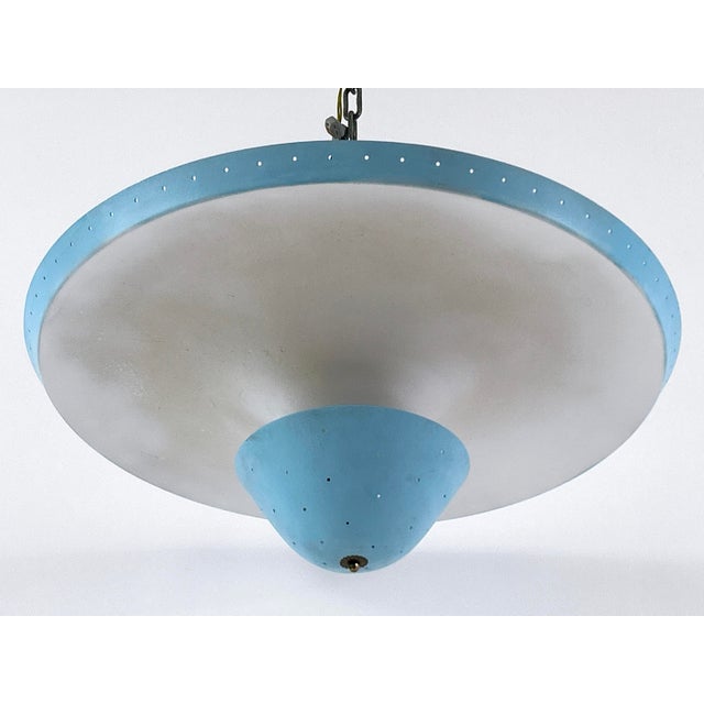 Metal Large Mid-Century Ceiling Lamp or Pendant Light, Germany, 1950s For Sale - Image 7 of 18