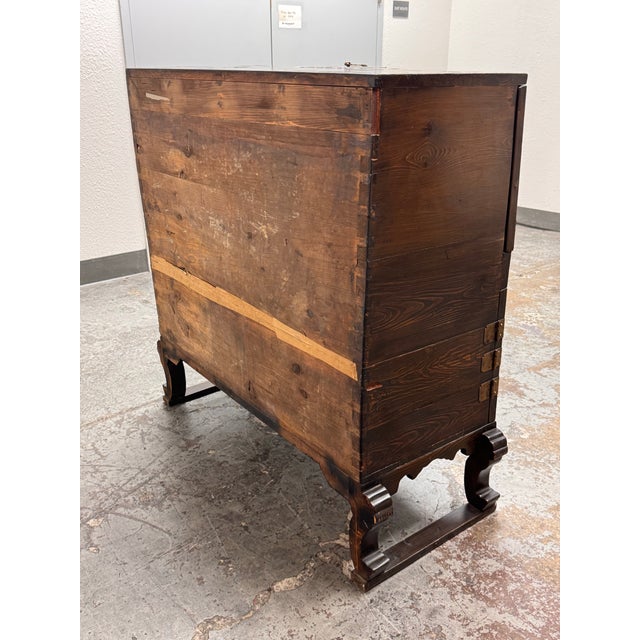 Korean Drop Front Storage Desk, Antique For Sale - Image 10 of 12