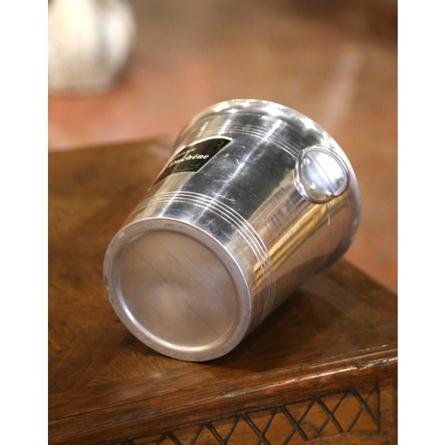 Silver Mid 20th Century French Canard-Duchêne Aluminum Champagne Bucket For Sale - Image 8 of 8