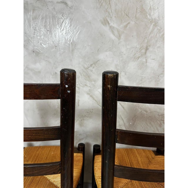 Vintage Chairs in Solid Wood, 1960, Set of 6 For Sale - Image 6 of 15