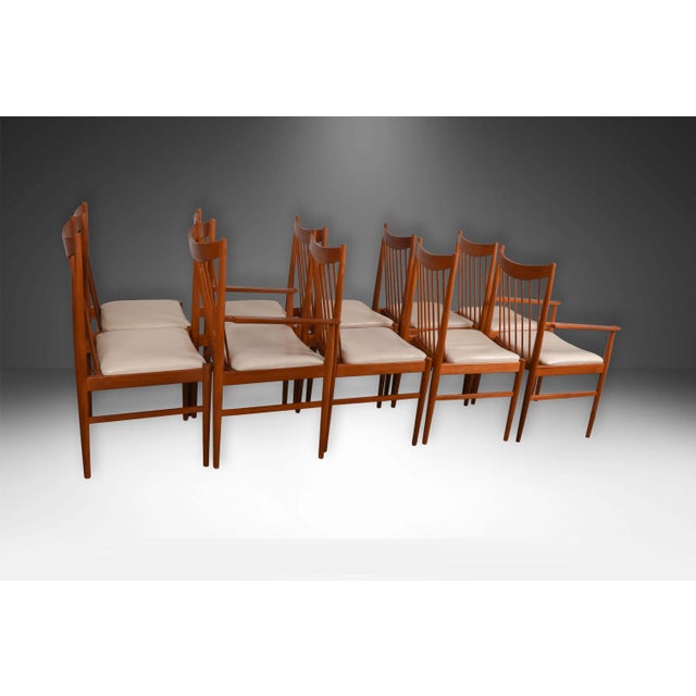 1960s 1960s Teak Dining Chairs Arne Vodder Sibast Mobler Model 422 Set of 10 For Sale - Image 5 of 12
