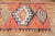 1970s Vintage Handmade Wool Cotton Orange Runner Rug For Sale In San Francisco - Image 6 of 11