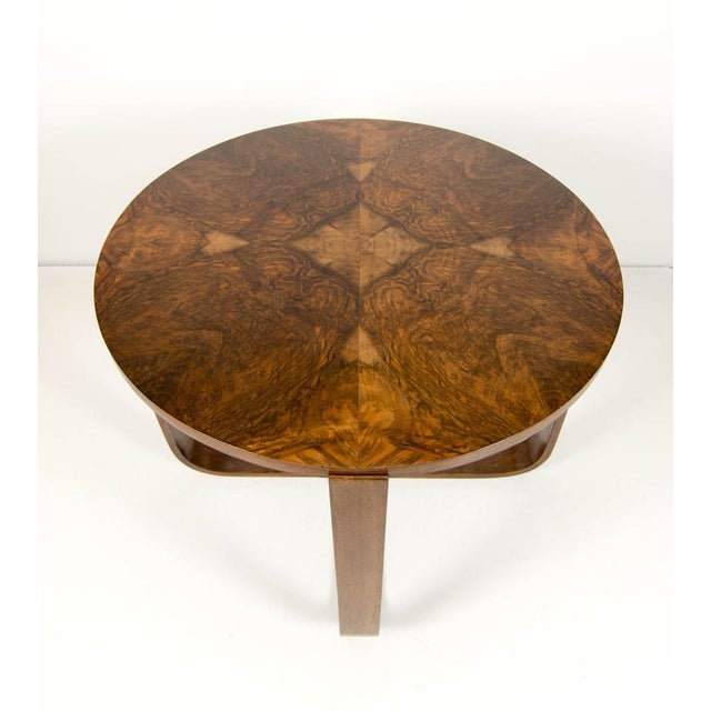 Wood Art Deco H 168 Coffee Table by J. Halabala for Up Zavody, 1930s For Sale - Image 7 of 12
