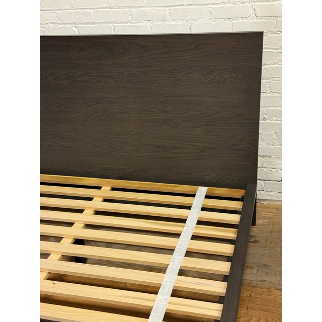 Crate & Barrel Queen Size Crate & Barrel Reed Bed Frame For Sale - Image 4 of 12