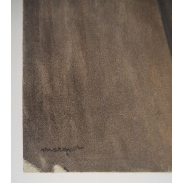 Lithograph Washhouse Boats and Pont Neuf Poster in the style of Albert Marquet, 1960s For Sale - Image 5 of 8