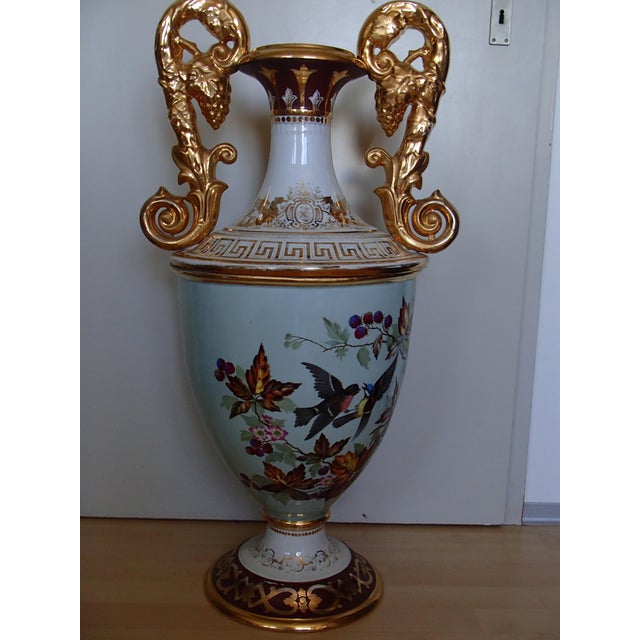 Art Nouveau Amphora Floor Vase For Sale - Image 12 of 12