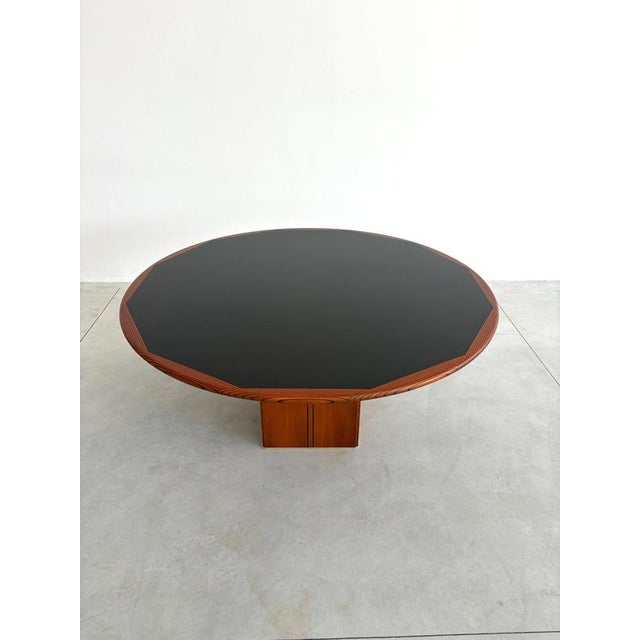 1970s Round Africa Table attributed to Afra & Tobia Scarpa, Maxalto Artona Series, 1970s For Sale - Image 5 of 13