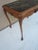 1970s French Style Solid Wood Side Table with Marble Top For Sale - Image 9 of 13
