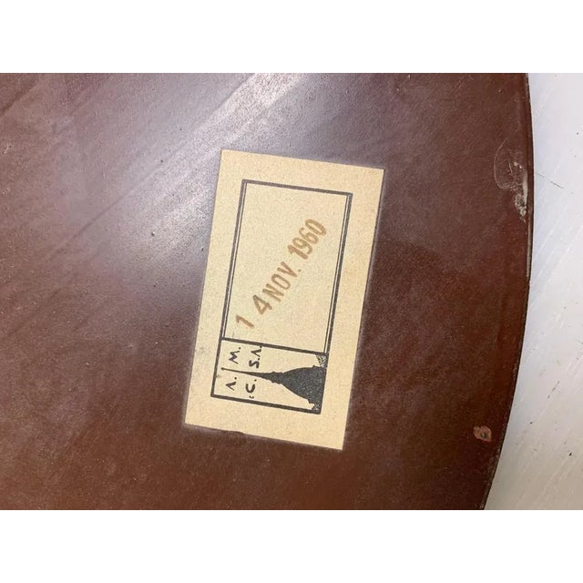 Swedish Teak and Leather Wall Mirror by Uno & Östen Kristiansson for Luxus Vittsjö, 1960s For Sale - Image 11 of 15