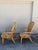 Pair of Vintage Bentwood Rattan & Wicker Armchairs With Spiral Arms, 1970s For Sale - Image 9 of 9
