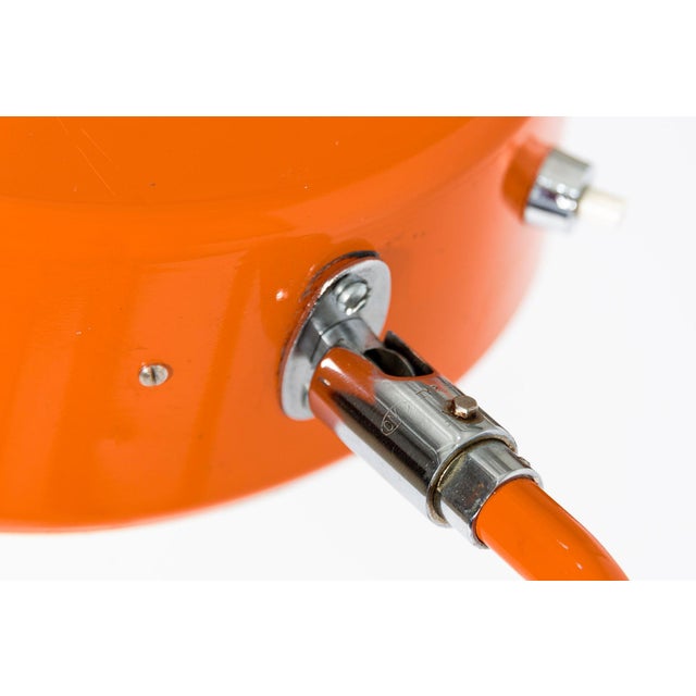 Vintage Mid-Century Modern Orange Floor Lamp by Ateljé Lyktan, Sweden, 1970s For Sale - Image 14 of 14