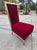 Hollywood Regency Vintage Henredon Schoonbeck High Point Oversized Goose Down Stuffed ~ Embossed Velvet High Back Occasional Chair For Sale - Image 3 of 10