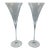 Waterford Marquis Celebration Crystal Champagne Toasting Flutes-Set of 2 For Sale