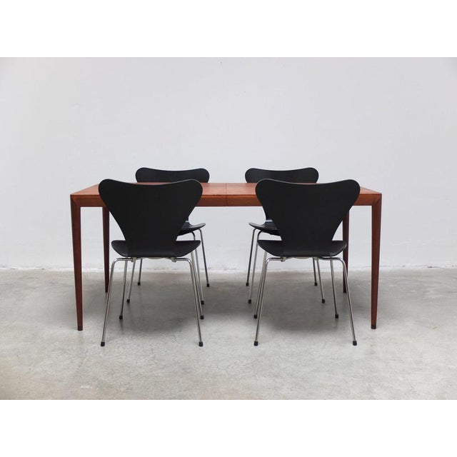 Extendable Dining Table by Erik Riisager Hansen for Haslev, 1960s For Sale - Image 6 of 18