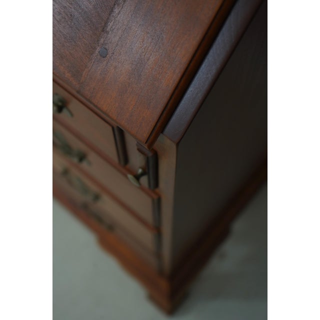 Eldred Wheeler Cherry Secretary Slant Front Desk For Sale - Image 14 of 18