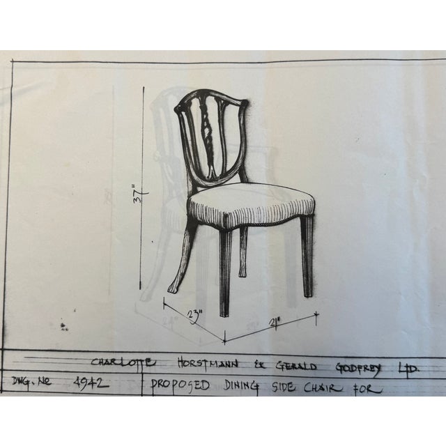 Hepplewhite 1980s George Hepplewhite Inspired Rosewood Dining Room Side Chairs For Sale - Image 3 of 10