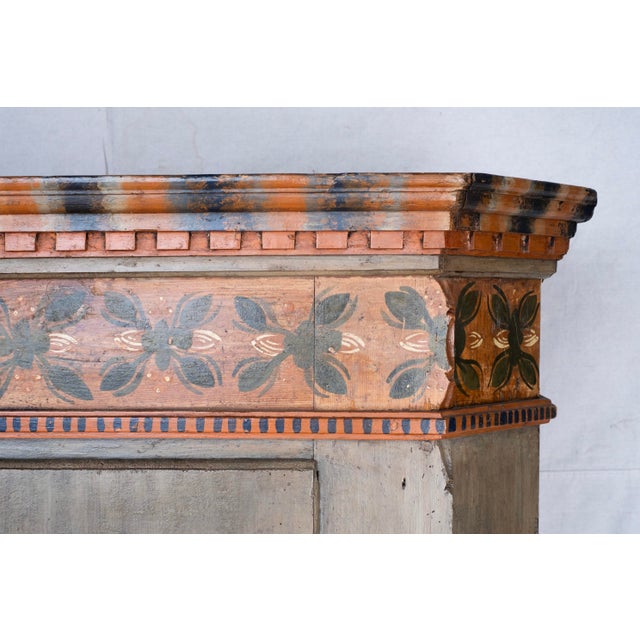 Antique Painted Armoire For Sale - Image 11 of 16