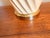 Pair of Large 1980s Art Deco Revival Cream Swirl Cream Ceramic Table Lamps For Sale - Image 9 of 12