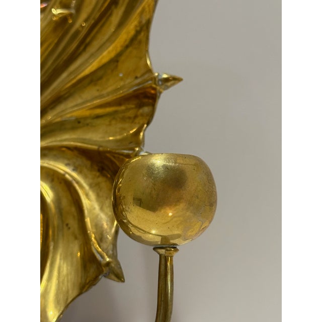 Art Nouveau Antique Chinese Bronze Koi Fish Wall Sconce – Early 20th Century For Sale - Image 3 of 16