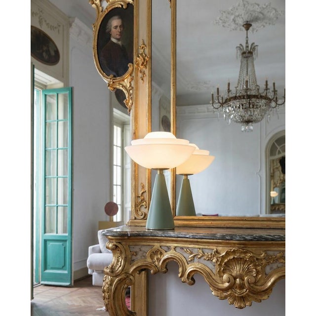 The painted aluminum or brass cone is the stem of this magical flower, which grows thinner and welcomes the luminous soul....