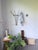 Zigzag Wall-Mounted Coat Rack in Metal and Brass, 1960s For Sale - Image 9 of 18