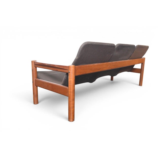 Mid 20th Century Attributed to Domino Møbler Danish Teak Three Seat Sofa For Sale - Image 18 of 18