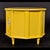 1970s Yellow and White Round Travertine Top Side Tables or Nightstands With Storage For Sale - Image 10 of 12