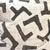 Abstract Kuba Cloth Ecru Figures Pattern Pillows by St George - Down Fill - Pair For Sale - Image 3 of 9