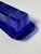 1940s Vintage Art Deco Style Cobalt Blue Glass Depression Glass Butter Dish For Sale - Image 5 of 10