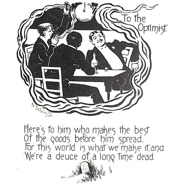 "Toasts for the Times in Pictures and Rhymes" 1909 Sargent, John William and Binckley, Nella Fontaine For Sale In New York - Image 6 of 11