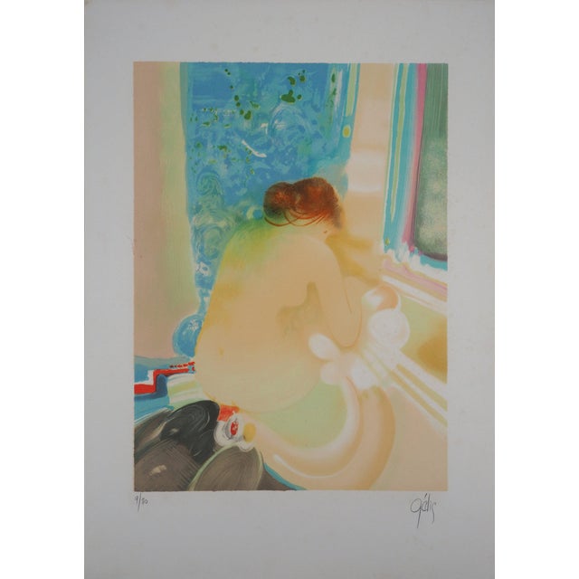 Daniel Gelis, Nu à la fenêtre, Lithograph For Sale