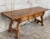Late 19th Century Spanish Bench or Low Console Table with Drawers, Lyre Legs and Iron Stretcher For Sale - Image 18 of 18