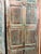 Mid-Century Modern Antique Blue Carved Reclaimed Wood Barn Door – Vintage Architectural Accent 96x36 For Sale - Image 3 of 10