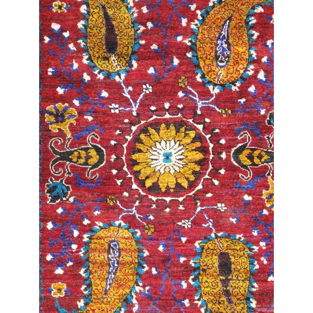 Meet Pasargad Home Melody Collection. This rug's handmade, hand-knotted construction adds durability to this rug, ensuring...
