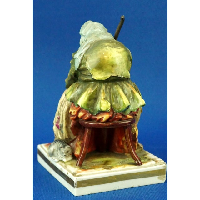 18th Century Porcelain Sculpture of a Beggar by Real Casa Ferdinandea Naples, Ginori Doccia, Italy For Sale - Image 5 of 18