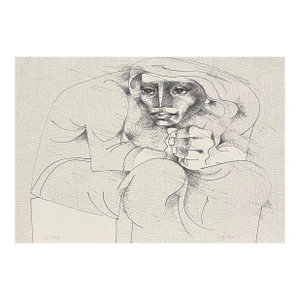 1970s Jorge Dumas Figural Lithograph