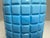 Black Antique Atterbury Opaque Blue Waffle Pattern Sugar Shaker, c. 1880 For Sale - Image 8 of 10