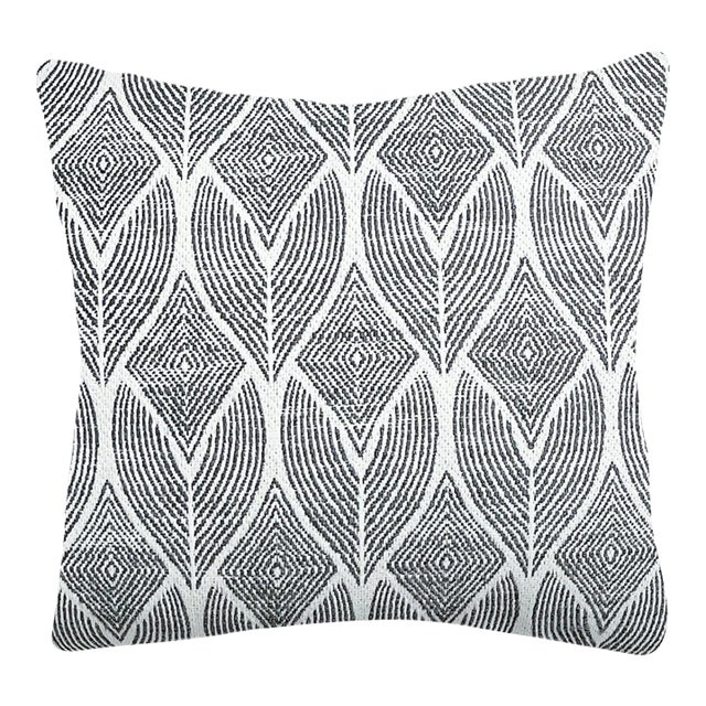 Cool Tropics 24x24 Black Indoor Outdoor Pillow For Sale