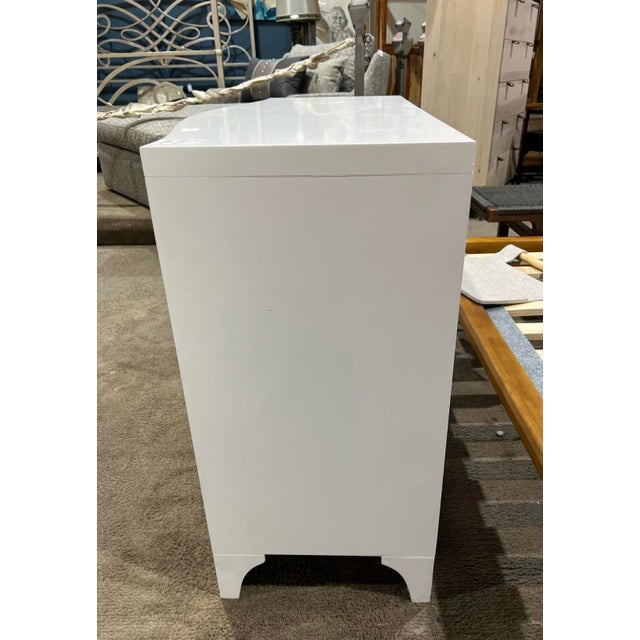 Elegant and timeless, the Lexington White Wood Avondale Chest of Drawers embodies classic sophistication with a fresh,...