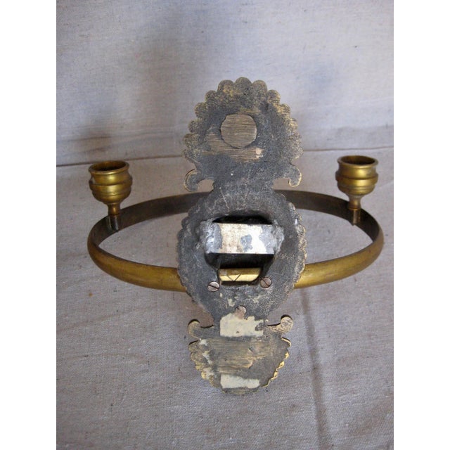 Mid 19th Century French Napoleon III Empire Neoclassical Sconces - a Pair For Sale - Image 6 of 11