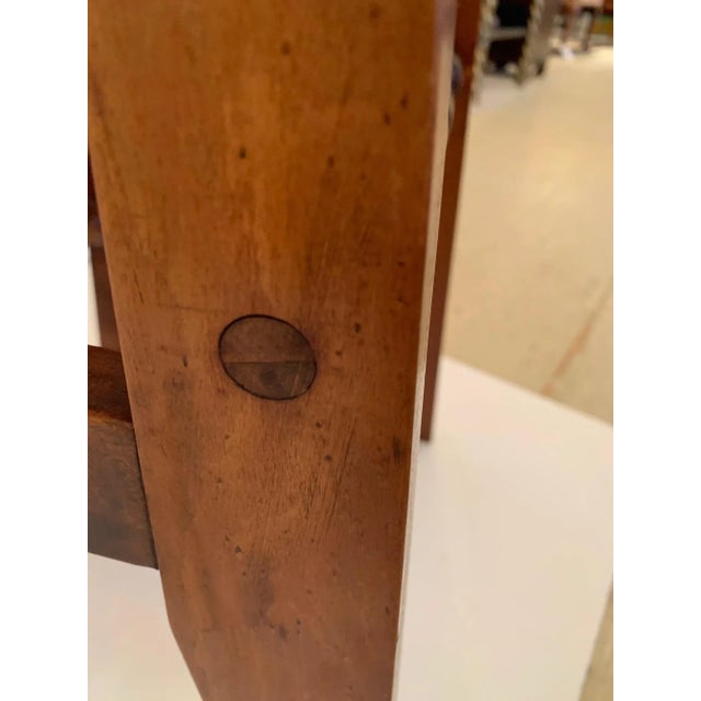 Antique Birdseye Maple Library Steps For Sale - Image 4 of 13