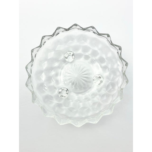 1960s Fostoria “American” Glass Dinnerware Serving Hostess Set - 7 Pieces For Sale - Image 9 of 12