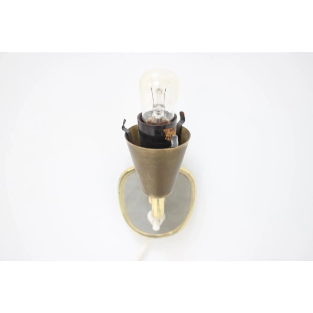White German Wall Lamp, 1960s For Sale - Image 8 of 10