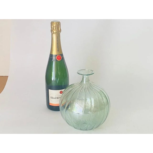 Vetro Soffiato Glass Vase from Venini Murano, 1970s For Sale - Image 9 of 11