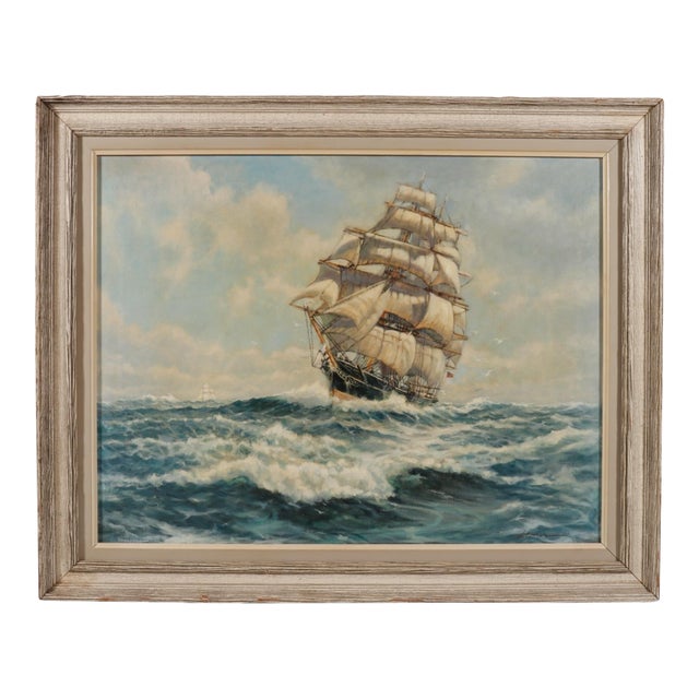 “The Cutty Sark” Original Oil on Canvas For Sale