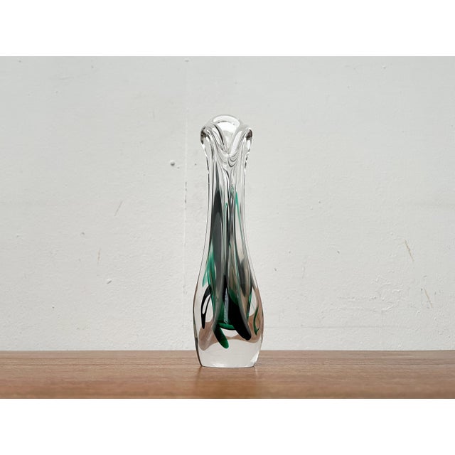 Vintage Art Glass Vase by Max Verboeket for Kristalunie Maastricht, 1970s For Sale - Image 11 of 18