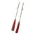 Vintage Painted Wooden Oars Pair For Sale